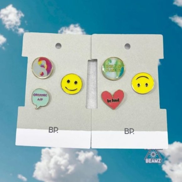 BP. Nordstrom 6 Fashion Pins NWT - Picture 1 of 4